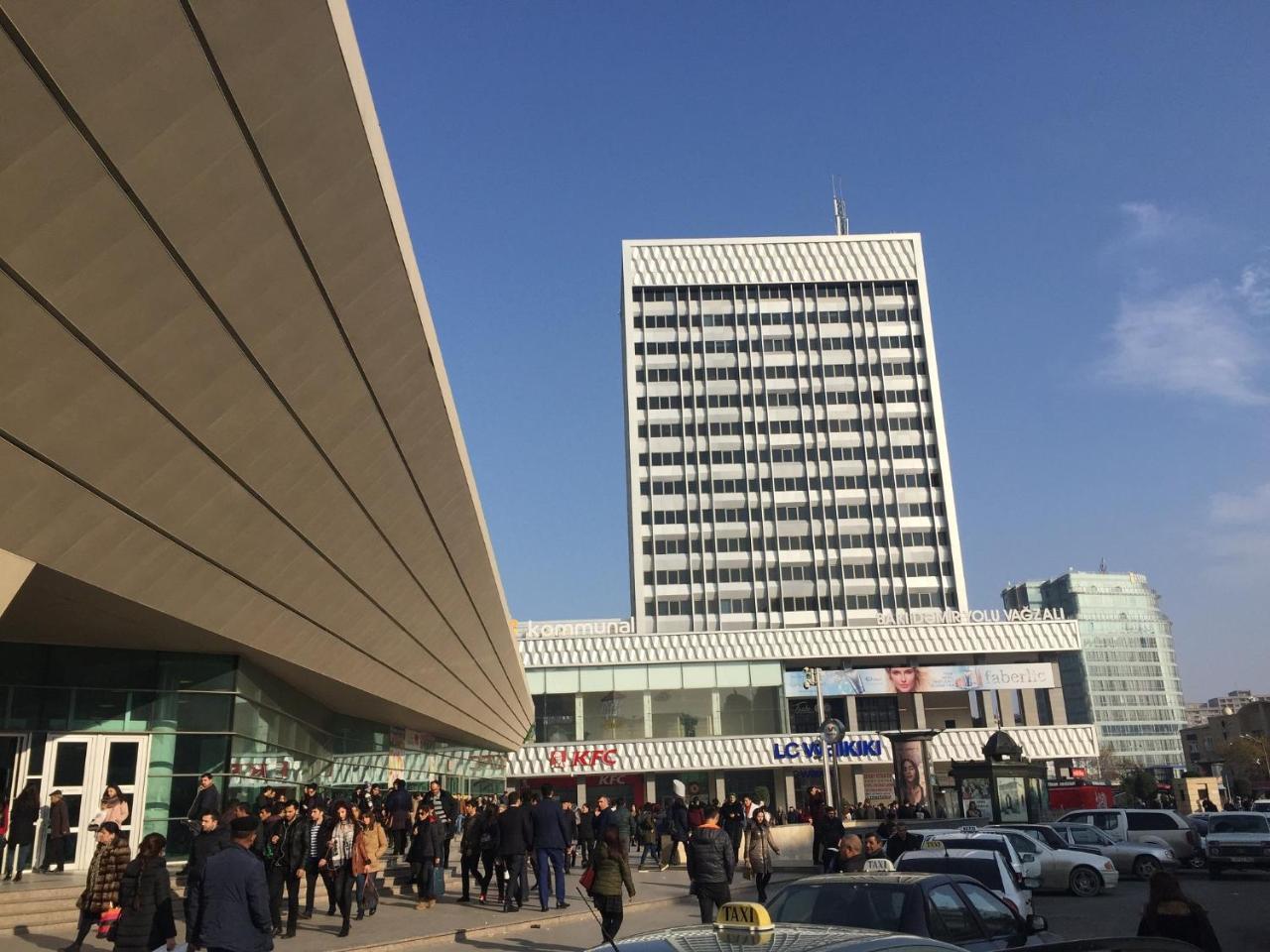 Demir Yol Plaza Hotel Bakú Exterior foto