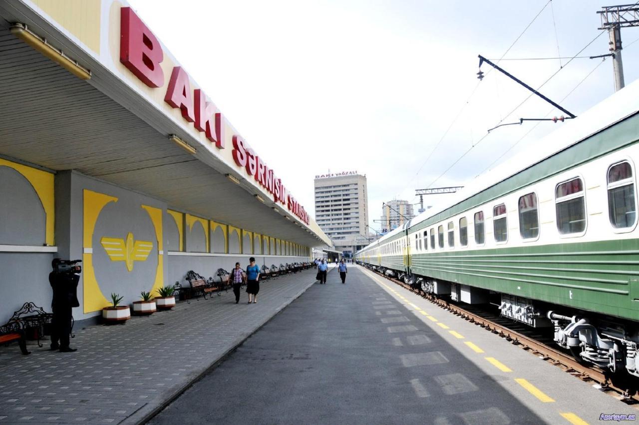 Demir Yol Plaza Hotel Bakú Exterior foto